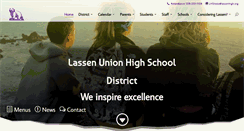 Desktop Screenshot of lassenhigh.org