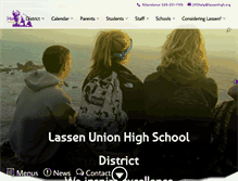 Tablet Screenshot of lassenhigh.org